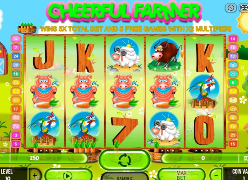 Cheerful Farmer game - play for free