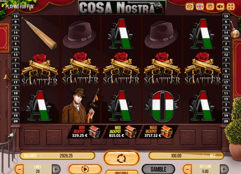Cosa Nostra game - play for free