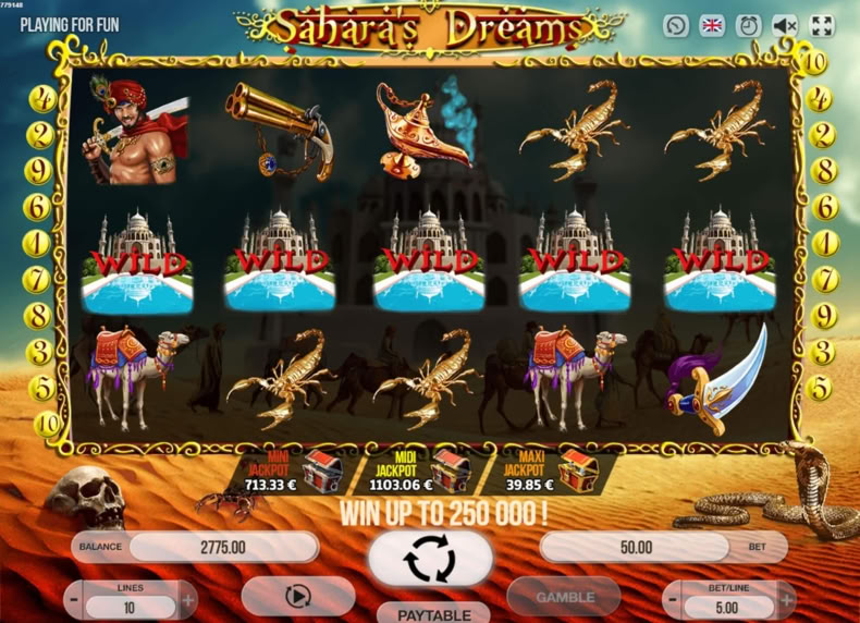 Sahara's Dreams game - play for free
