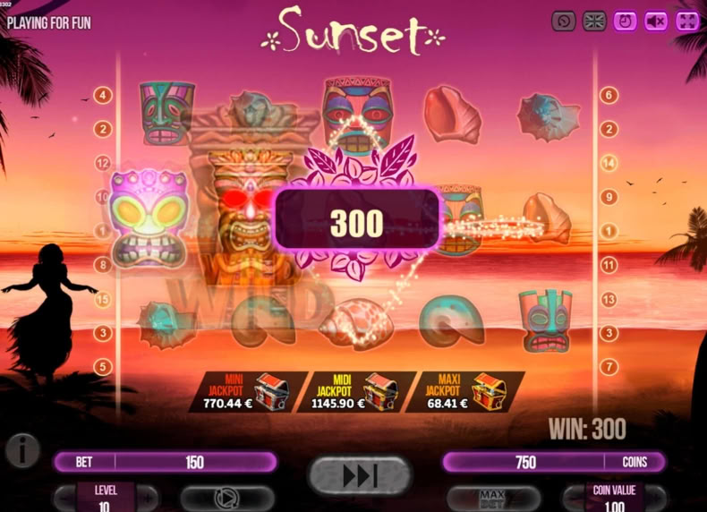 Sunset game - play for free