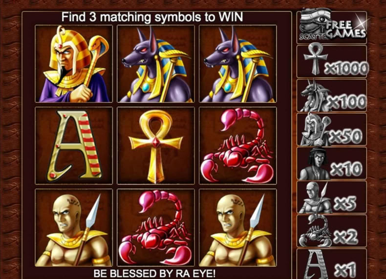 Scratch Magic Scarab game - play for free
