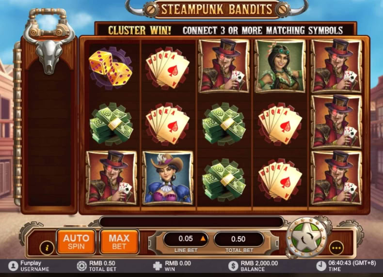 Steampunk Bandits game - play for free