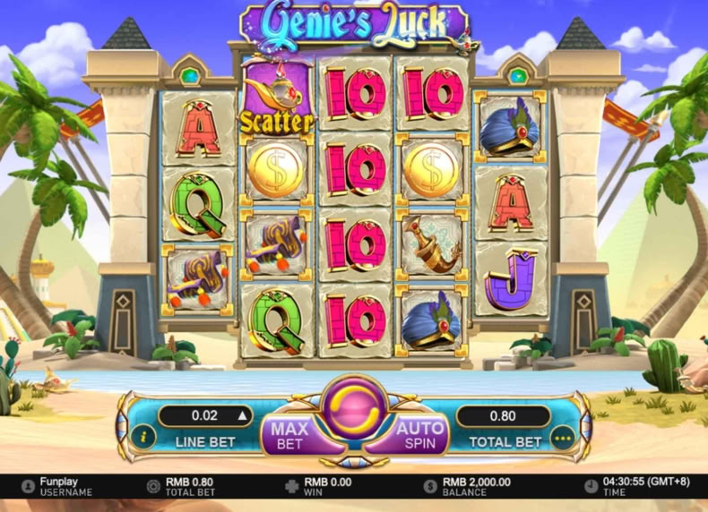 Genie's Luck game - play for free