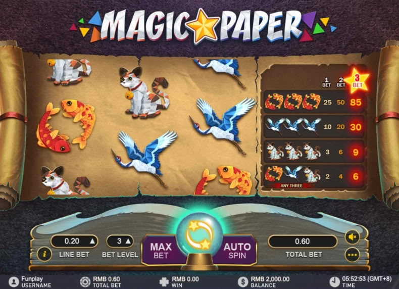 Magic Paper game - play for free