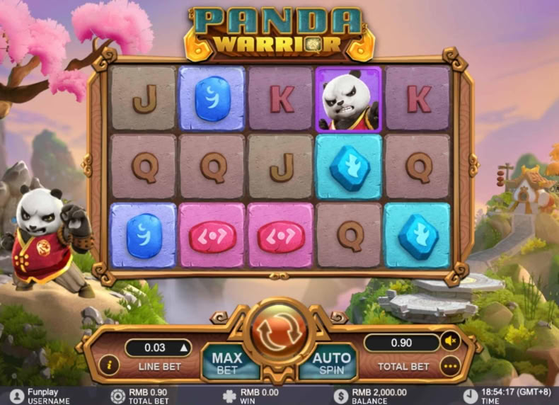 Panda Warrior game - play for free