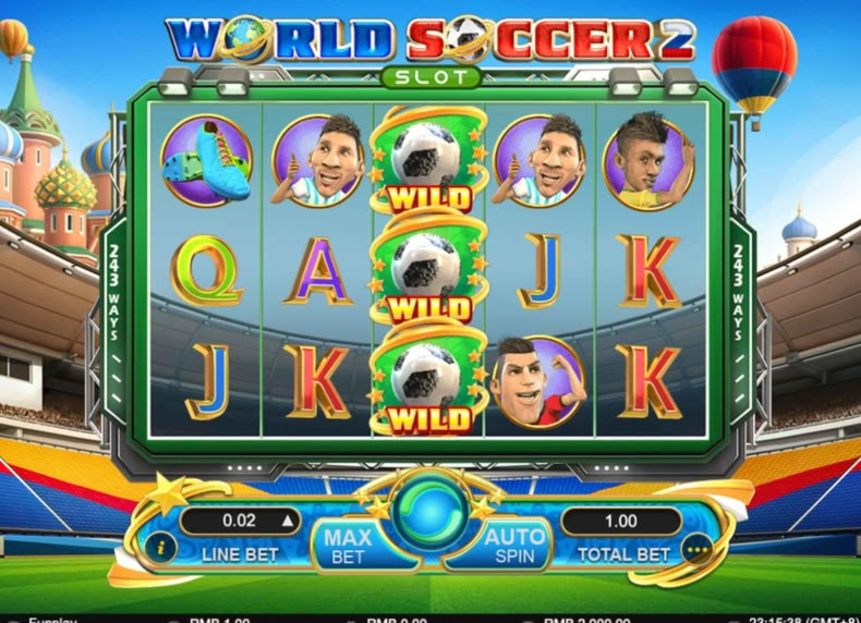 World Soccer Slot 2 game - play for free
