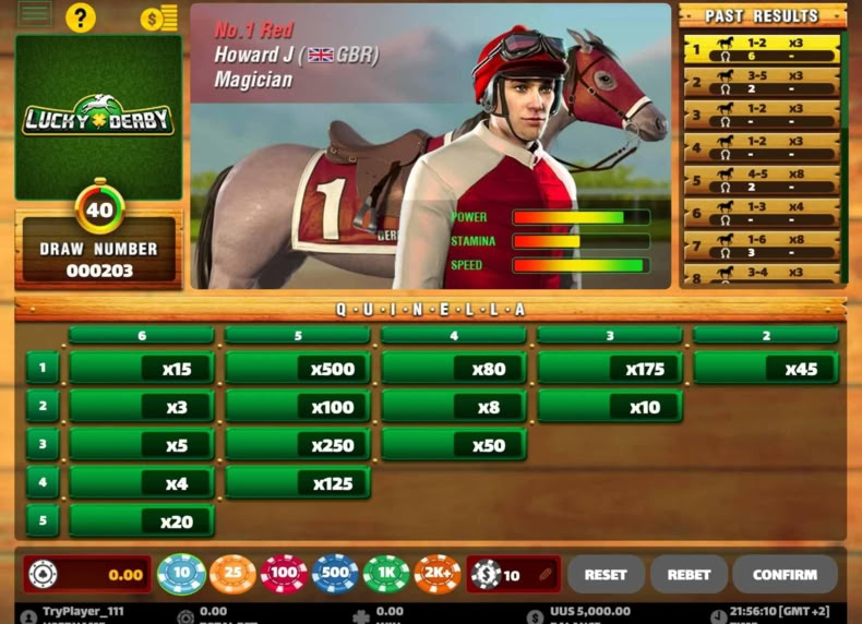 Lucky Derby game - play for free