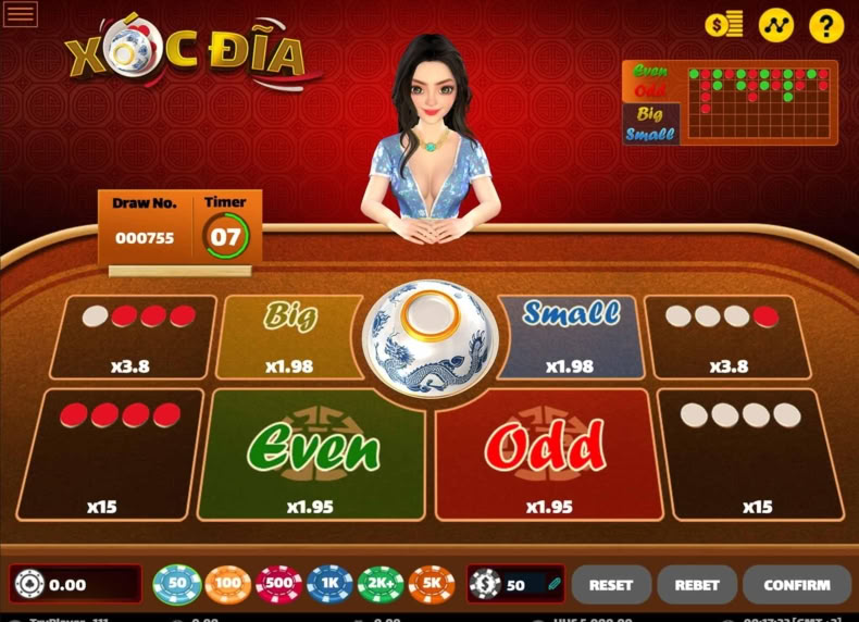 Xoc Dia game - play for free