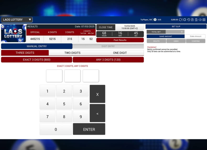 Sabaidee Lottery game - play for free