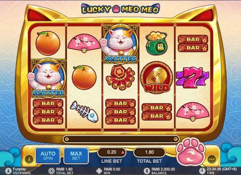Lucky Meo Meo game - play for free