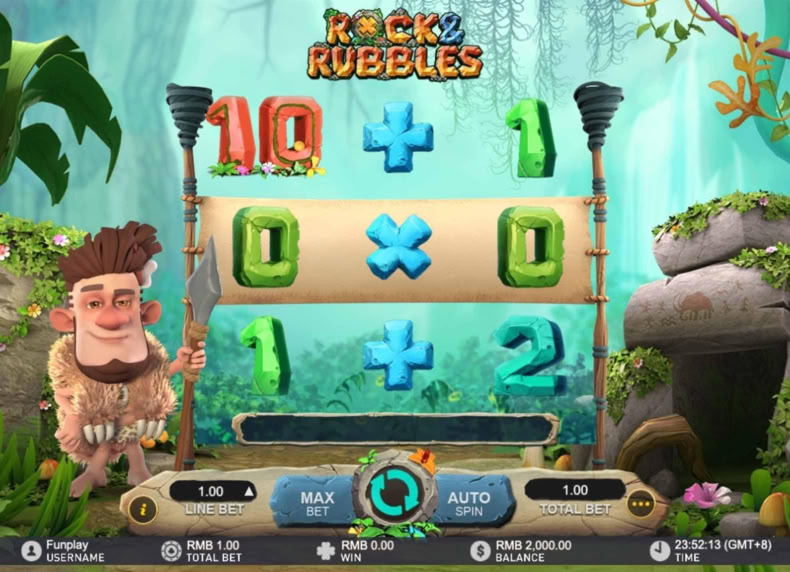 Rock and Rubbles game - play for free