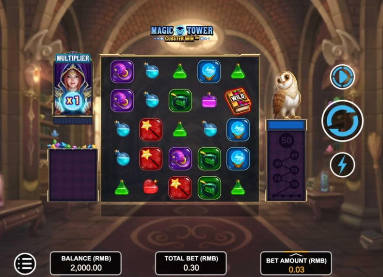 Magic Tower : Cluster Win game - play for free