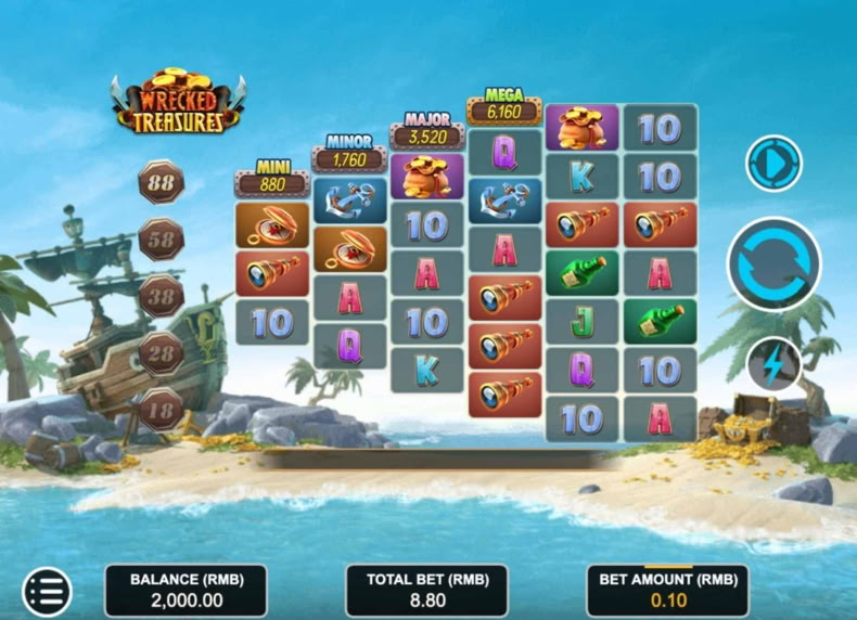 Wrecked Treasures game - play for free