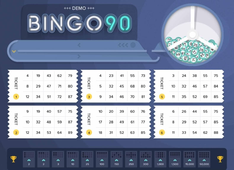 Bingo 90 game - play for free
