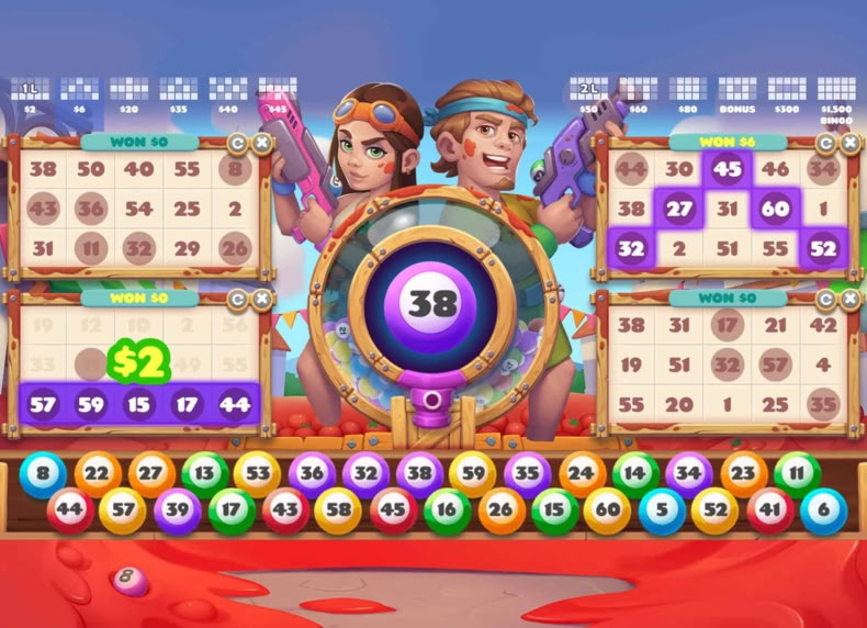 Tomatina Bingo game - play for free