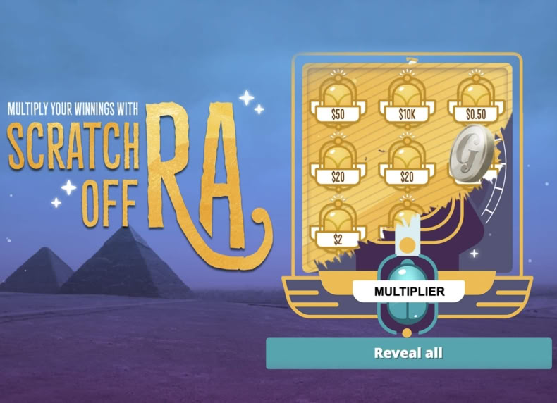 Scratch off Ra game - play for free
