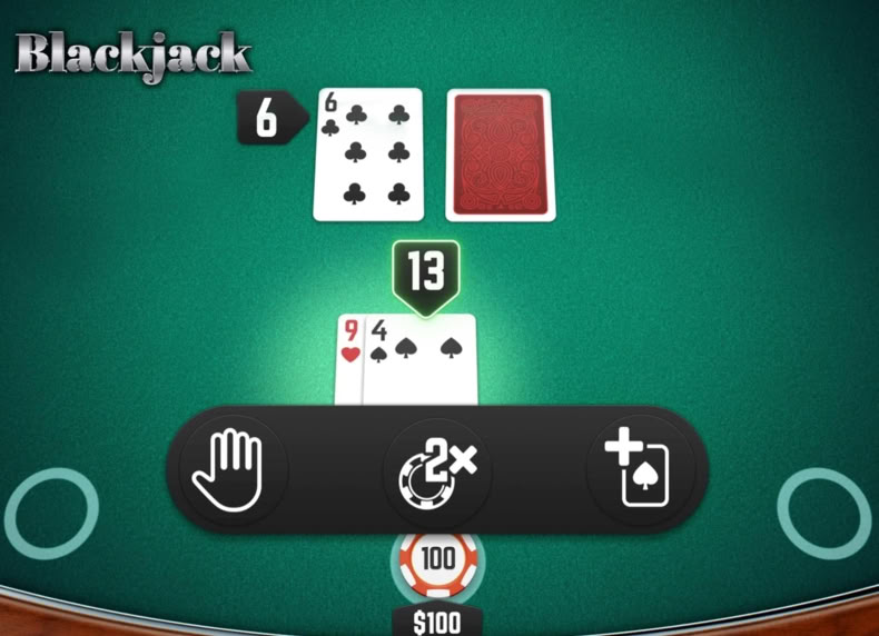 Blackjack game - play for free