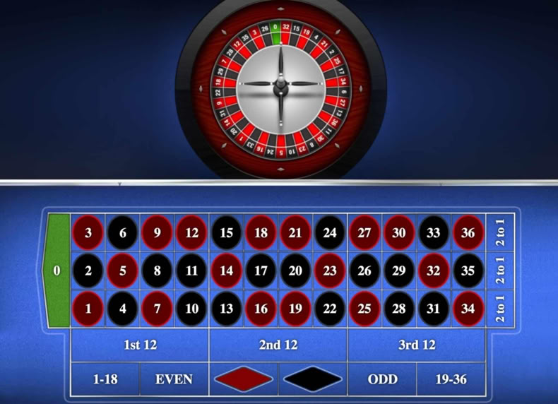 European Roulette VIP game - play for free