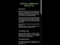 Vertical American Roulette