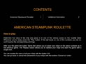 American SteamPunk Roulette VIP