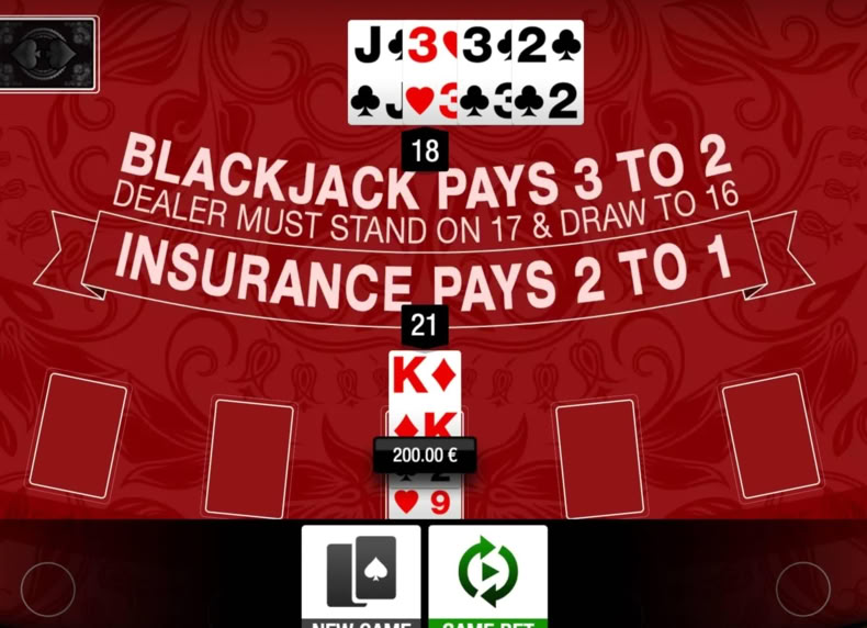Blackjack Multihand 7 Seats VIP game - play for free