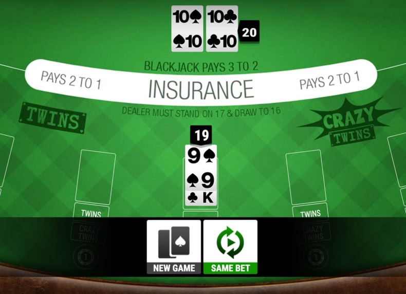 BlackJack Twins & Crazy Twins Extended game - play for free
