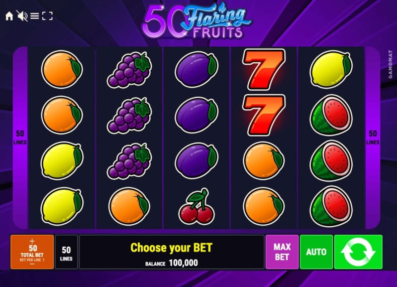 50 Flaring Fruits game - play for free