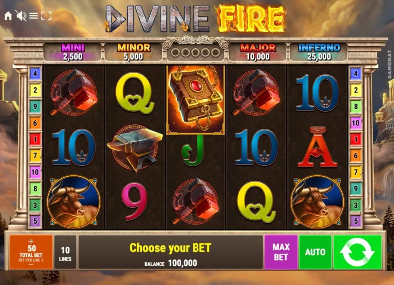 Divine Fire game - play for free