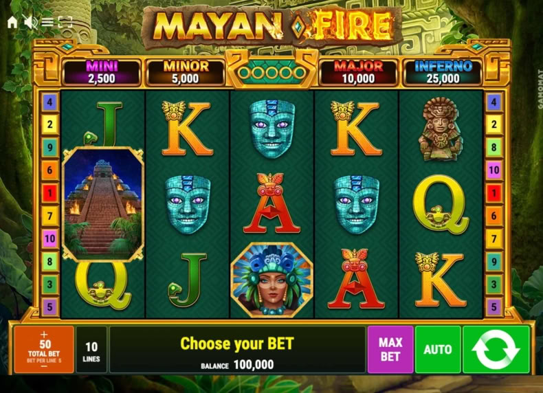 Mayan Fire game - play for free