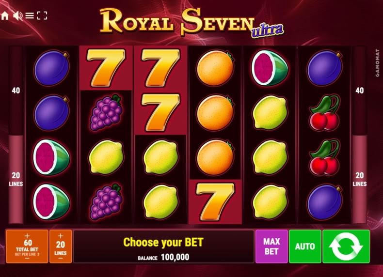 Royal Seven Ultra game - play for free
