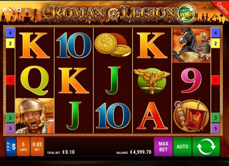Roman Legion DOUBLE RUSH game - play for free