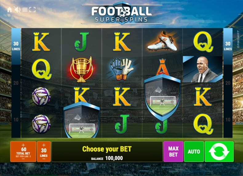 Football Super Spins game - play for free