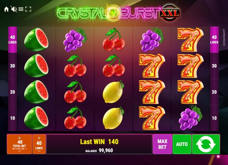 Crystal Burst XXL game - play for free