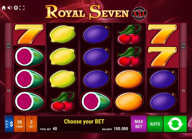 Royal Seven XXL game - play for free