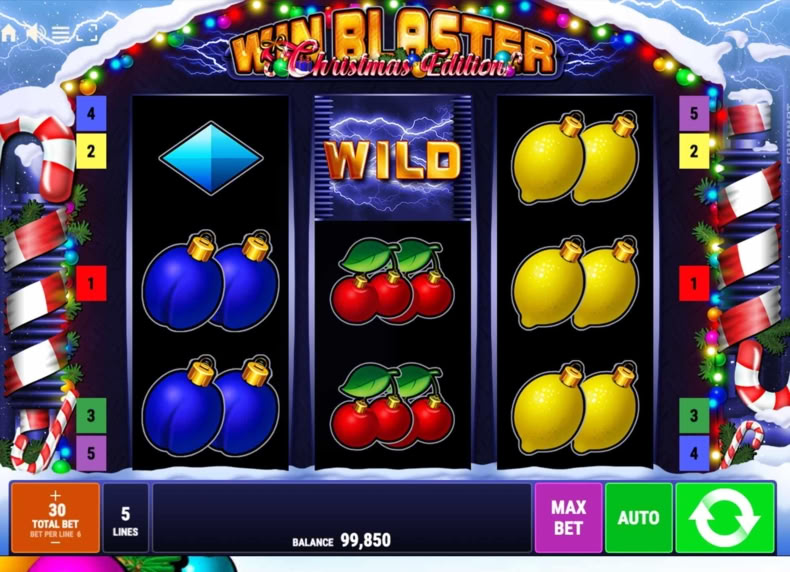 Win Blaster Christmas Edition game - play for free