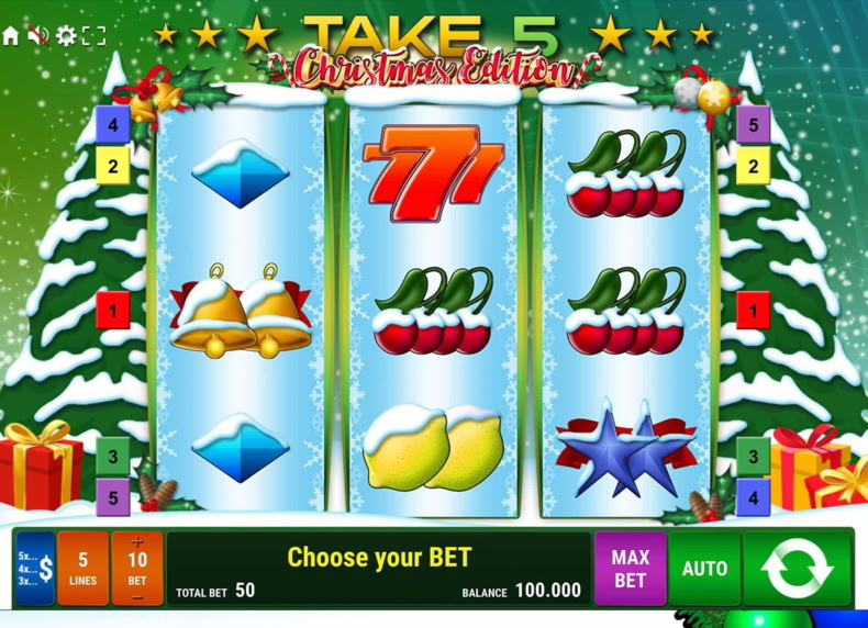 Take 5 Christmas Edition game - play for free