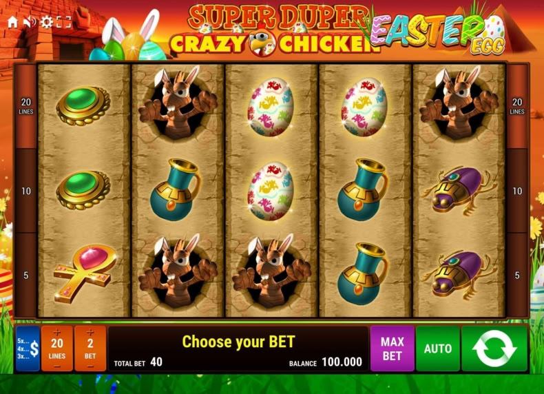 Super Duper Crazy Chicken Easter Egg game - play for free