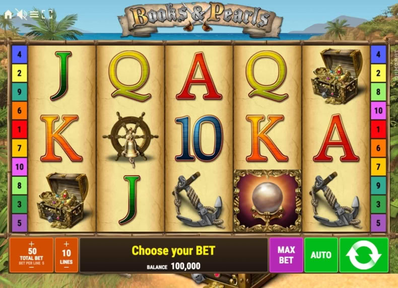 Books & Pearls game - play for free
