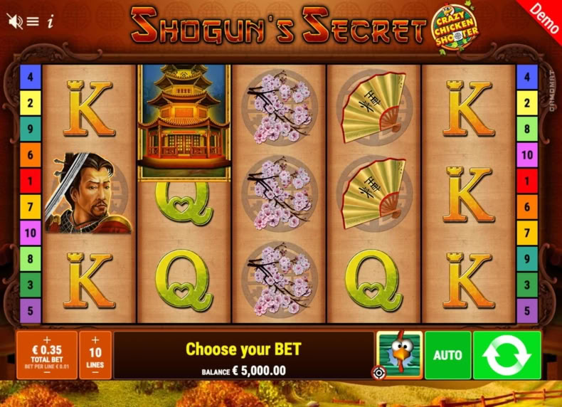 Shogun's Secret Crazy Chicken Shooter game - play for free