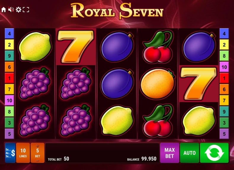Royal Seven game - play for free