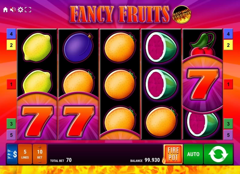 Fancy Fruits Red Hot Firepot game - play for free