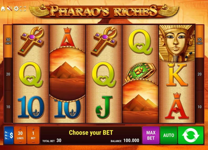 Pharao's Riches game - play for free