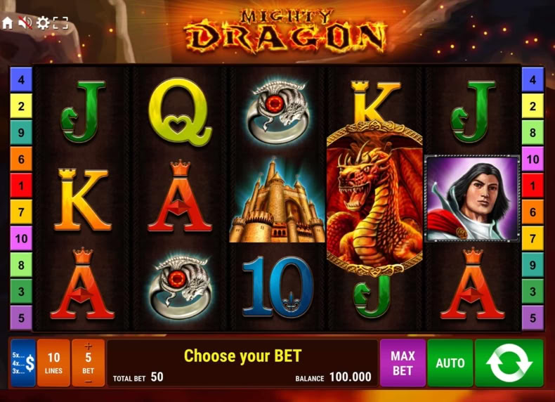 Mighty Dragon game - play for free