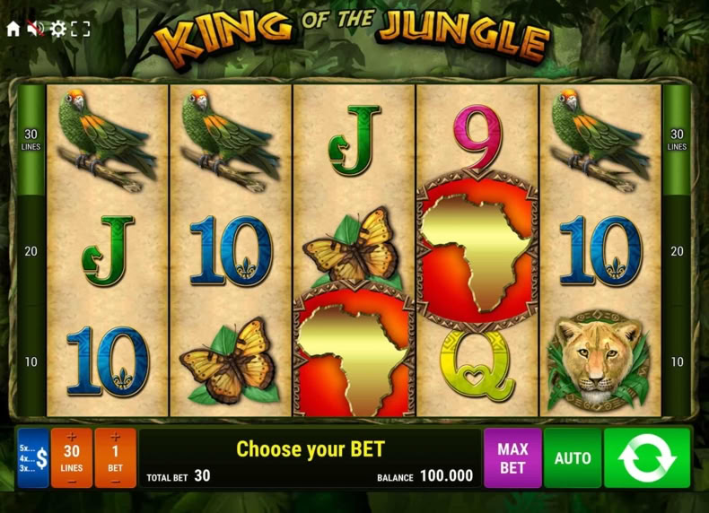 King of the Jungle game - play for free