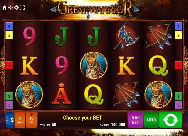 Great Warrior game - play for free