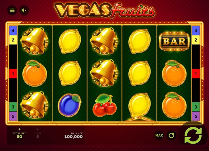 Vegas Fruits game - play for free