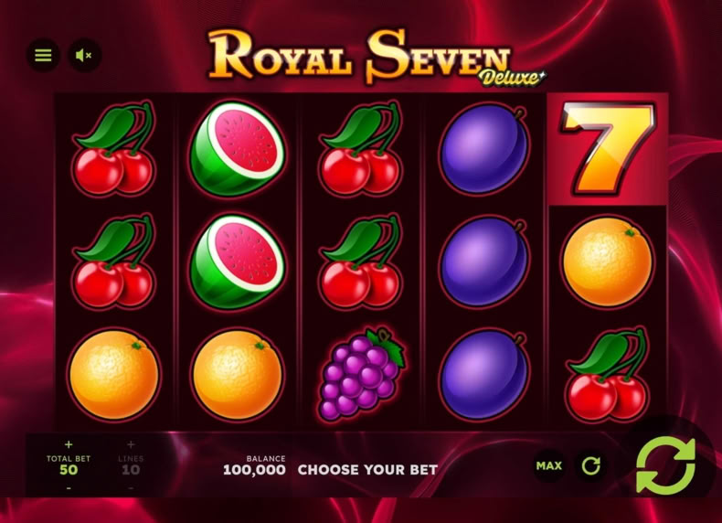 Royal Seven Deluxe game - play for free