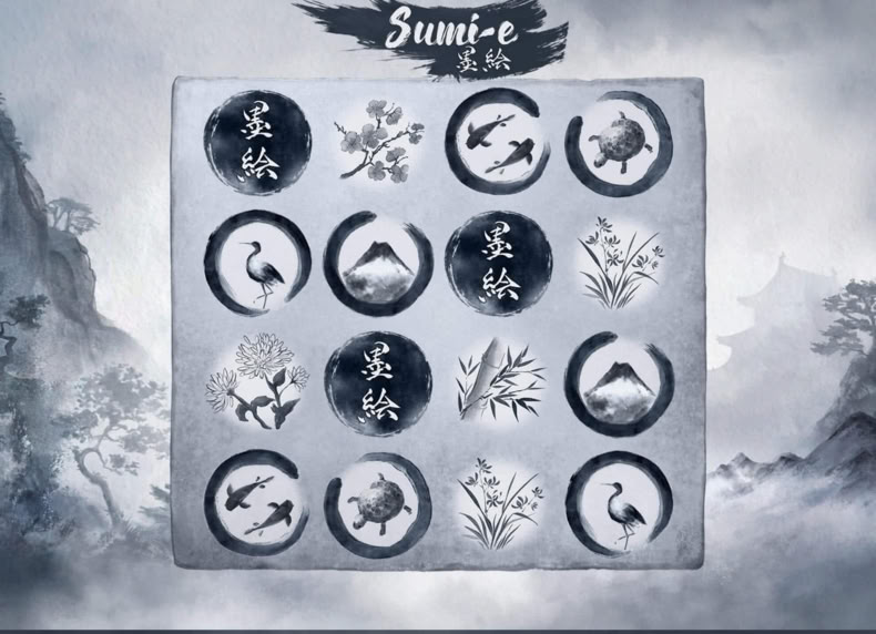 Sumi-e game - play for free
