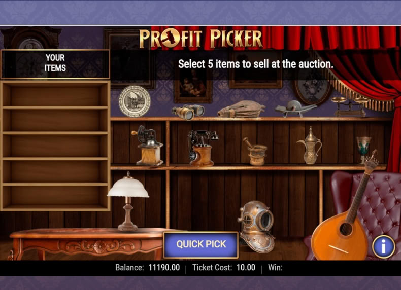Profit Picker game - play for free