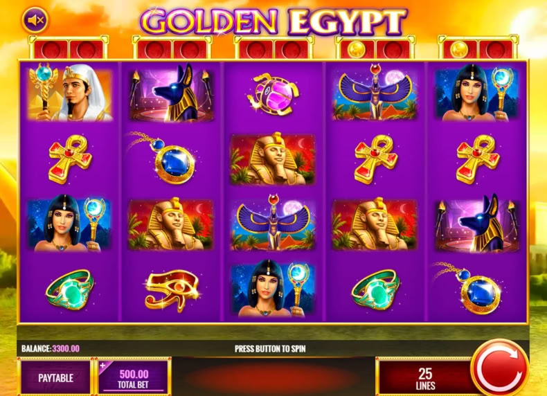Golden Egypt game - play for free